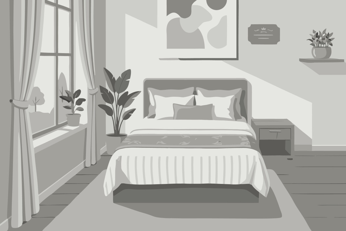 Deluxe Doppelzimmer mit Balkon und Hafenblick